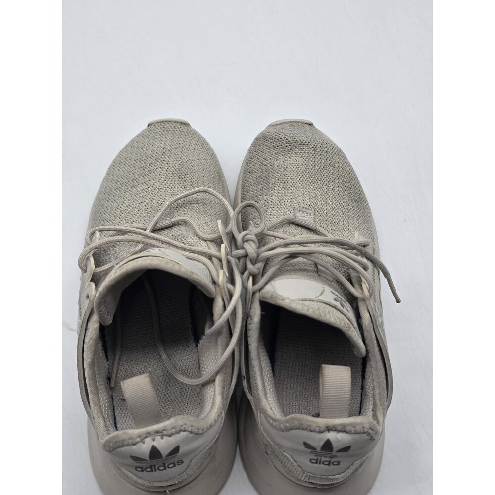 Adidas Originals Running Shoes boys 4 Beige x plr j Mesh Damaged Sneakers EE9876 - Picture 8 of 11